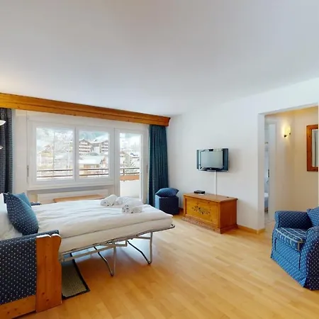 Gonenstein In Leukerbad, Entire Apartment/studio With Balcony Appartamento Leukerbad