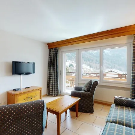 Gonenstein In Leukerbad, Entire Apartment/studio With Balcony Appartamento