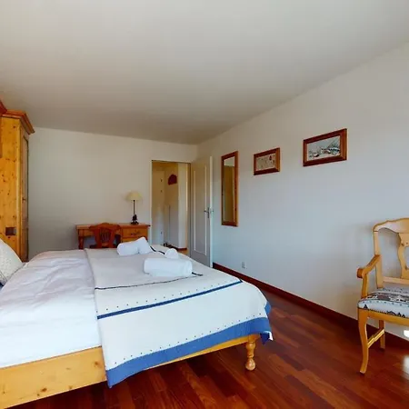 Appartamento Gonenstein In Leukerbad, Entire Apartment/studio With Balcony Leukerbad